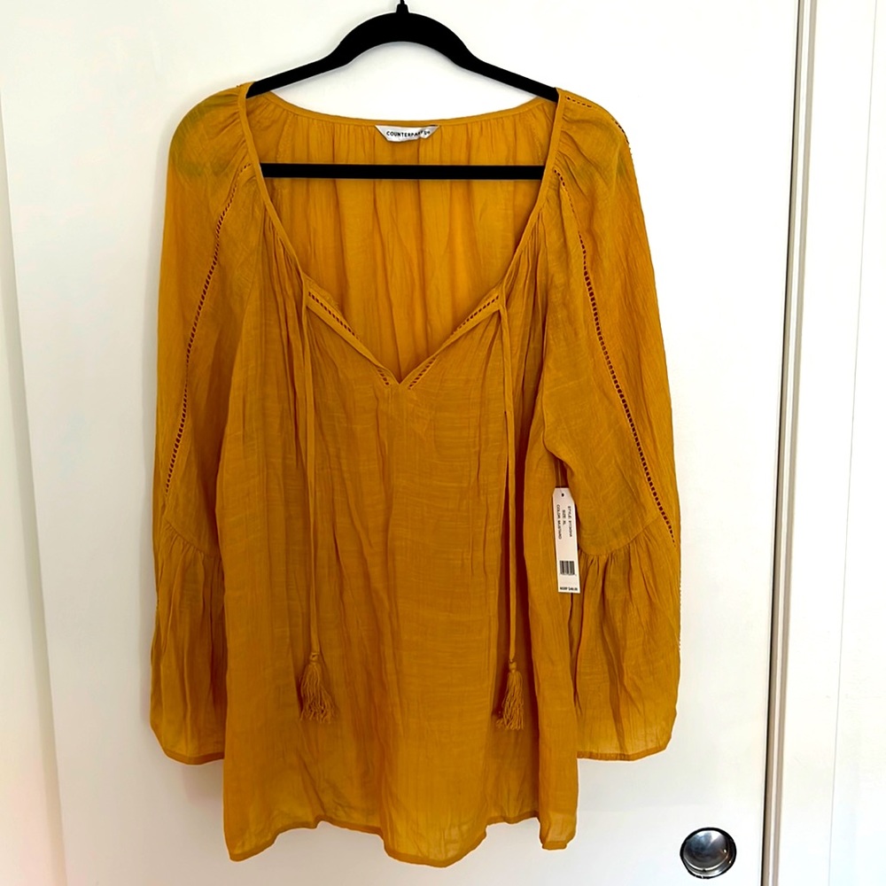 ▪️Counterparts▪️Mustard Yellow Boho Style Top